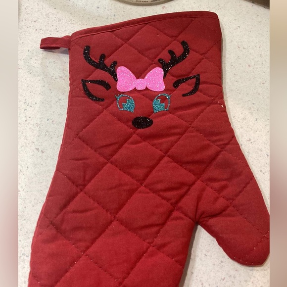 Kids Christmas apron or potholders - Picture 2 of 5